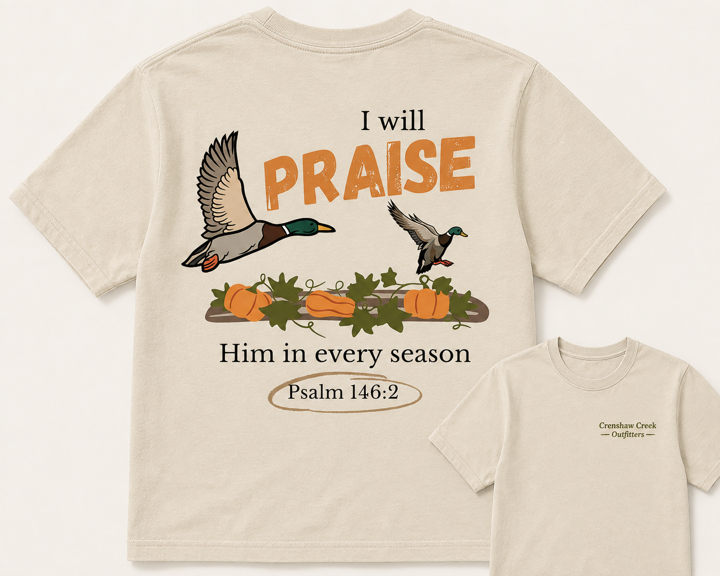 I Will Praise Him in Every Season Unisex Tee
