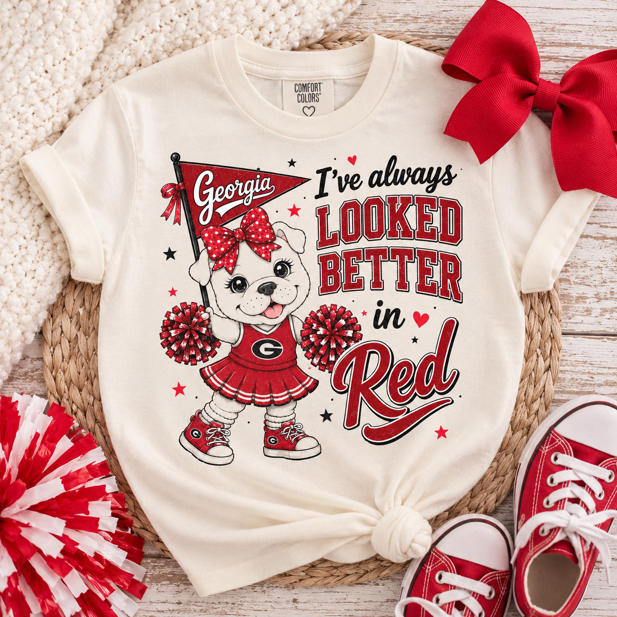 I’ve Always Looked Better in Red Girls’ Tee